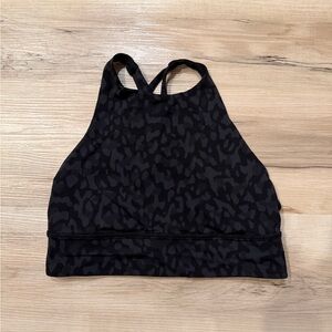 Lululemon high neck long line energy sports bra size 8